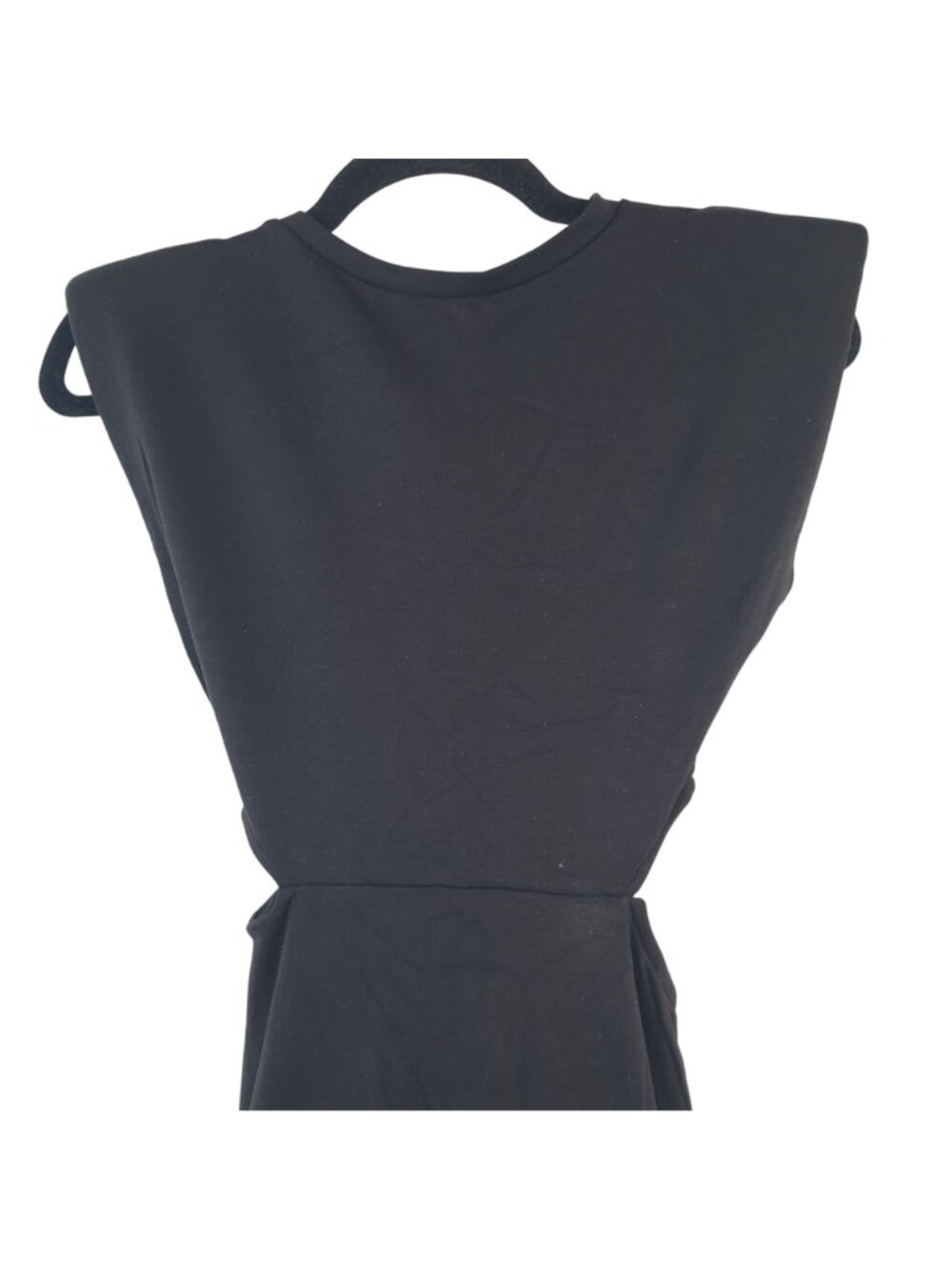 NEW Fore Women's Black Cutout Maxi Dress With Ring Detail Sz XS - Picture 7 of 9